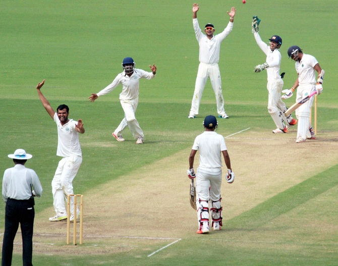 Vidarbha bowler Aditya Sarwate 