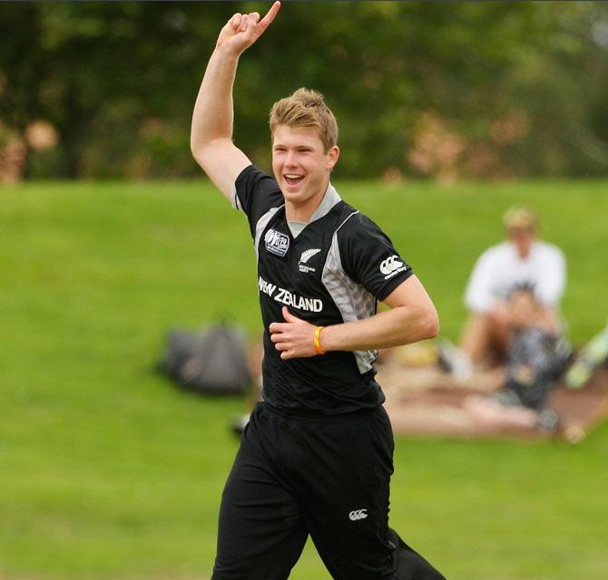 Jimmy Neesham of New Zealand