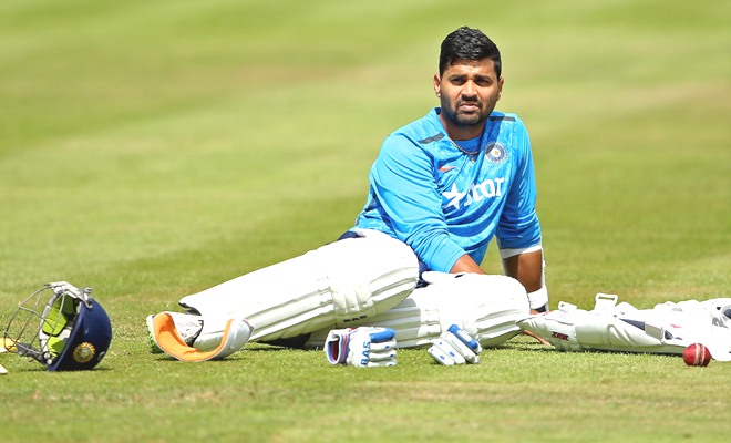 India opener Murali Vijay during a practice session 
