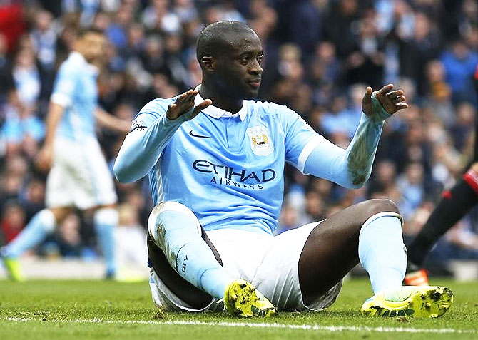 Manchester United's Yaya Toure