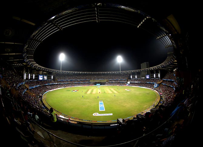 The Wankhede Stadium in Mumbai