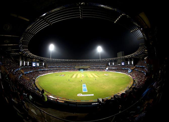 The Wankhede stadium in Mumbai