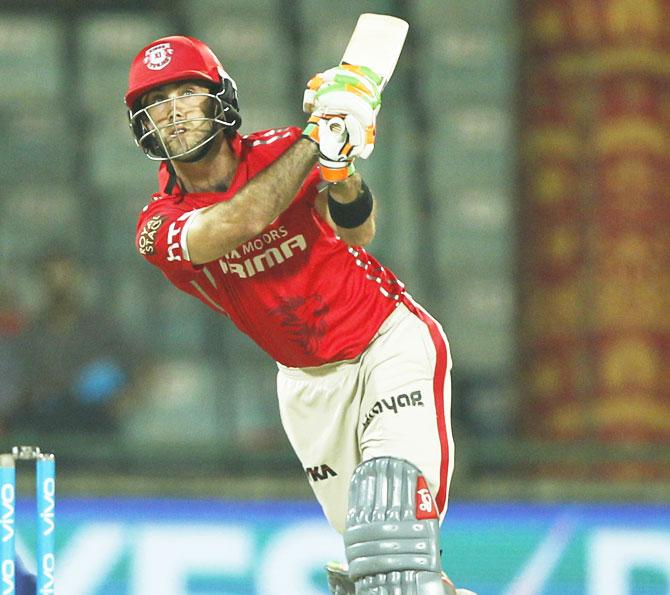 Kings XI Punjab's Glen Maxwell