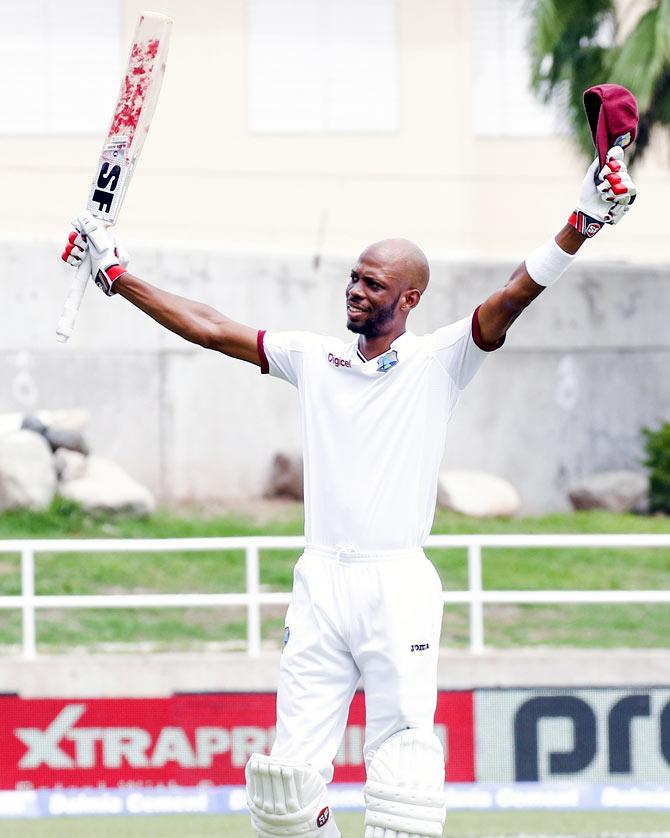 Chase S Century Helps West Indies Escape With A Draw Rediff Cricket