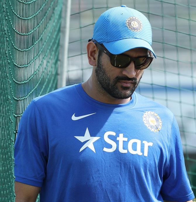 Mahendra Singh Dhoni at the Central Broward Regional Park, Fort Lauderdale, USA