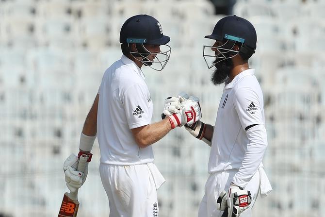 Joe Root and Moeen Ali did well to steady the ship after losing England lost two quick wickets in the first session of play on Day 1