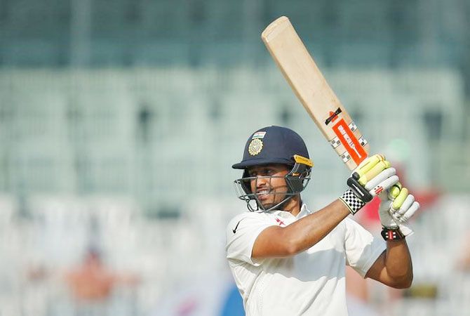 Karun Nair during his innings of 303 not out