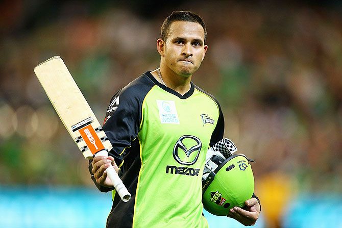 Usman Khawaja reckons he is still one of the better players of spin in the country, barring Steve Smith