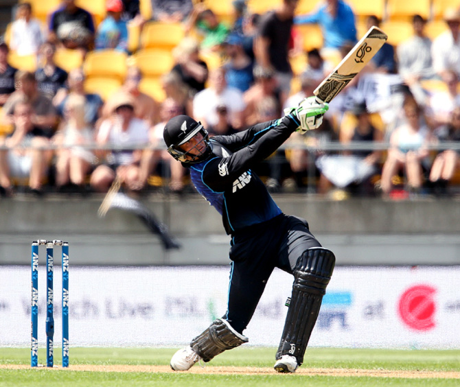 New Zealand opener Martin Guptill injured himself during fielding practice