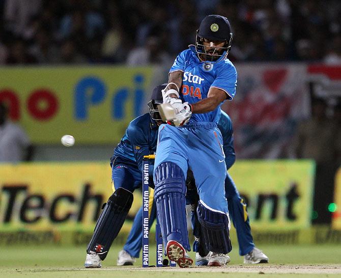 India opener Shikhar Dhawan hits out