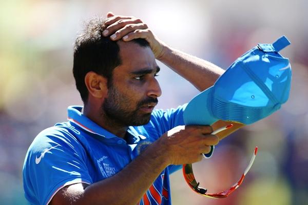 India's Mohammed Shami 