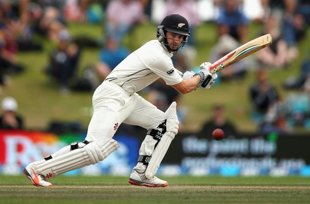 Kane Williamson of New Zealand bats   