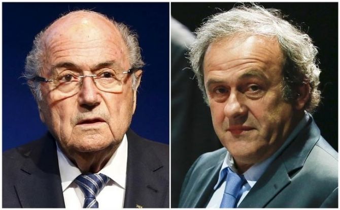 Blatter and Platini 