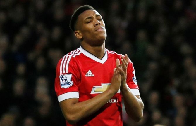 Manchester United's Anthony Martial 