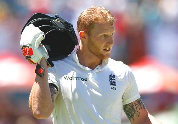 Ben Stokes of England walks off after his 258 runs during the second Test against South Africa at Newlands 