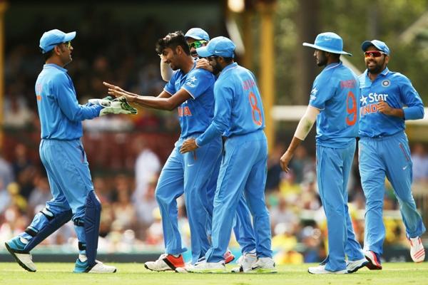 Jasprit Bumrah of India celebrates 