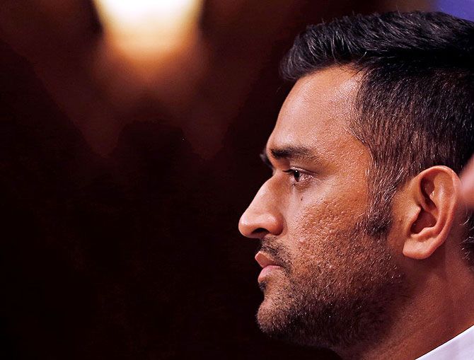 India's One-Day captain Mahendra Singh Dhoni attends a news conference