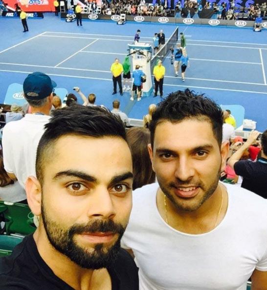 Virat Kohli and Yuvraj Singh