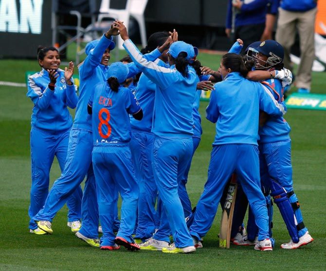 After making 50 in the allotted nine overs, the Indians then bowled and fielded with discipline to restrict the West Indies women to 45 for five in their nine overs