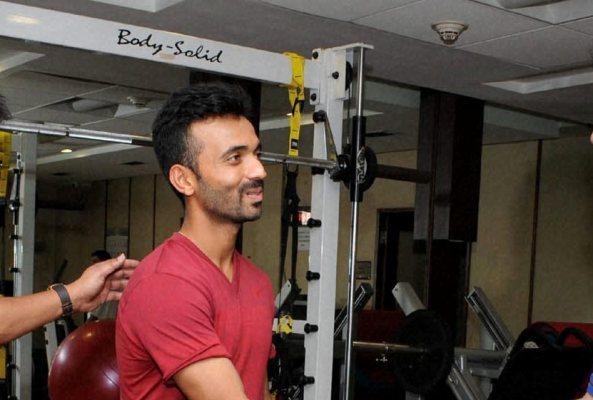 India's Ajinkya Rahane 