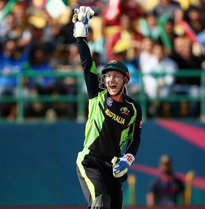 Australia's wicket-keeper Peter Nevill