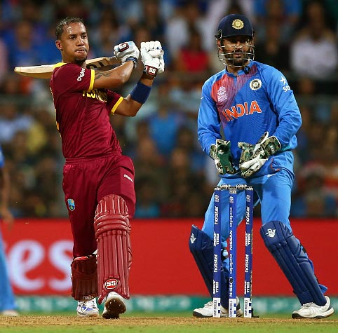 Lendl Simmons hit a match-winning knock two days after arriving in India from the West Indies