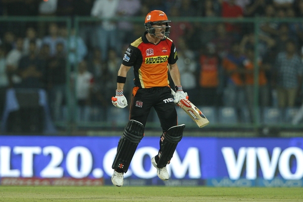 David Warner's majestic unbeaten 93 took the  Sunrisers Hyderabad to its maiden IPL final