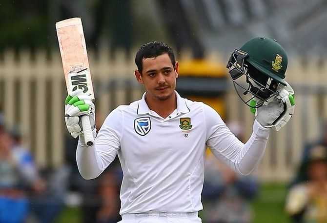 South Africa keeper-batsman Quinton de Kock had injured his finger during the second Test