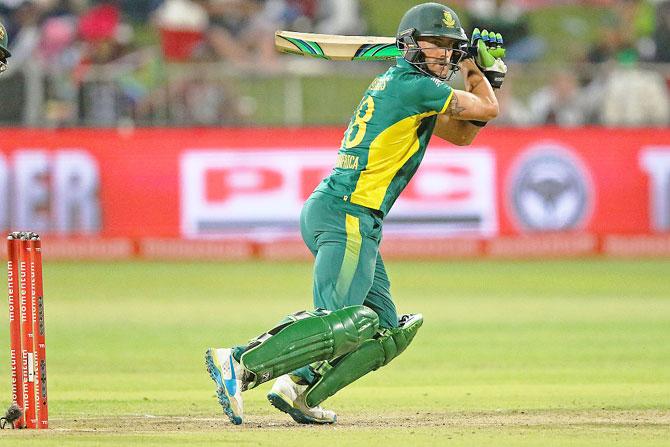 South Africa's Faf du Plessis 