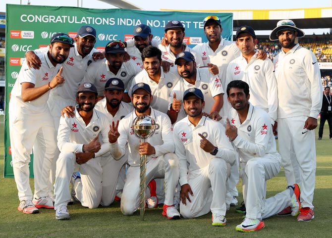 India retain top spot in Tests; England No 1 in ODIs