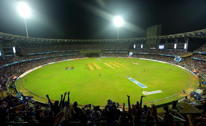 The Wankhede stadium in Mumbai