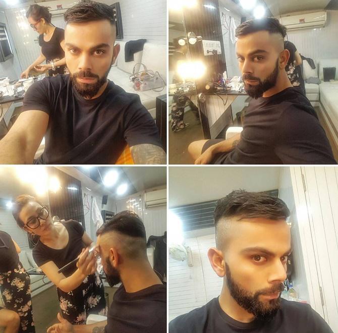 Virat Hairstyle | Virat Kohli's Stylish New Hairstyle Makes a Splash on  Internet | Zoom TV