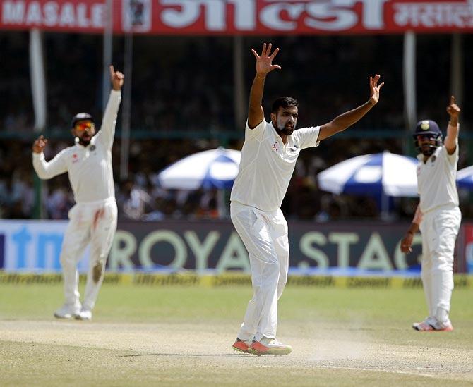 Ravichandran Ashwin, the world's top bowler.