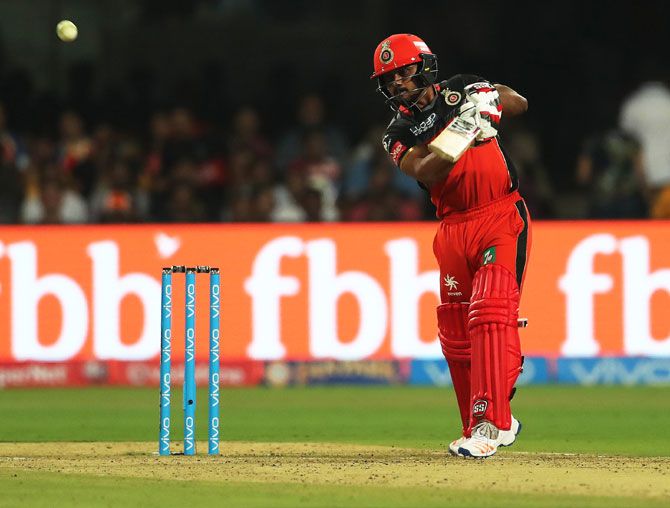 Kedar Jadhav put on a rescue effort to help Royal Challengers Bangalore set a total of 157 for 8