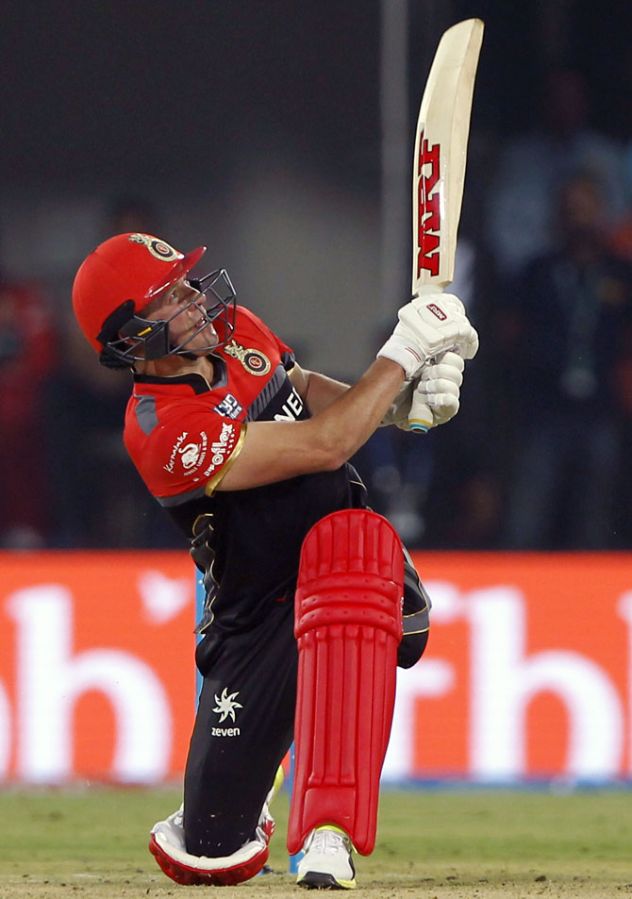 RCB's AB de Villiers smashed a brilliant 89 off 46 balls on his comeback during the IPL match against Kings XI Punjab on Monday