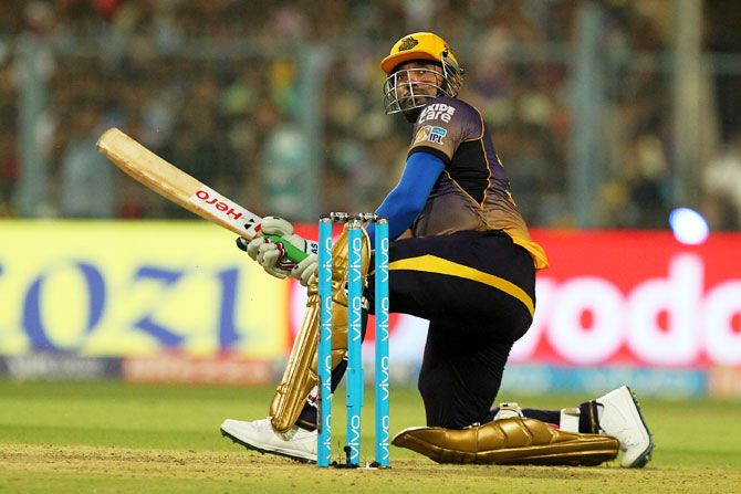 Robin Uthappa was the star for Kolkata Knight with a quick-fire half-century