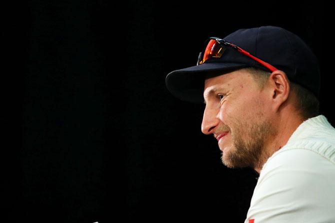 England captain Joe Root manages to smile after losing the second Ashes Test against Australia in Adelaide Oval on Wednesday