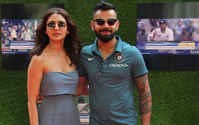 Indian cricket's first couple -- Virat Kohli and Anushka Sharma