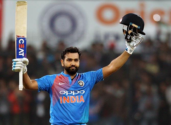 Rohit's Amazing 100: Check the stunning numbers - Rediff.com Cricket