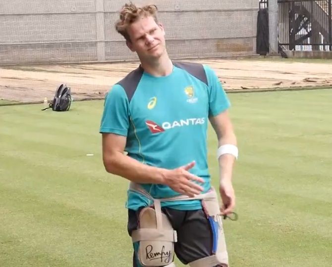 While Smith will turn out at the Australia nets later this week, Warner came in the SCG nets before the third T20I against India on Sunday and faced the Aussie fast bowlers in the nets