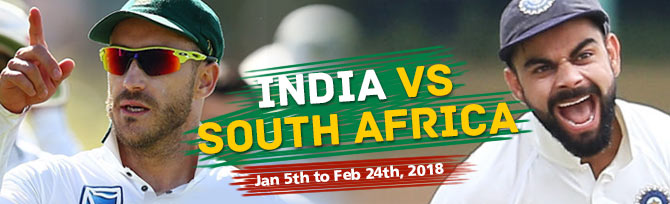 India tour of South Africa 2018
