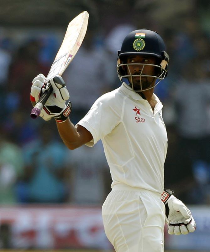 Wriddhiman Saha celebrates his half-century