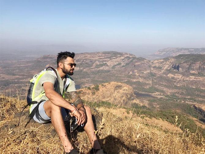 Virat Kohli in a pensive state as he soaks in the surroundings