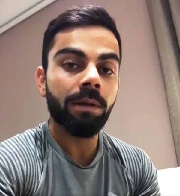 Virat Kohli on his Twitter page