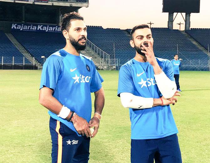 Yuvraj Singh pens heartfelt note for Virat Kohli