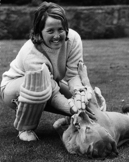 English cricketer and sports commentator Rachael Heyhoe-Flint 