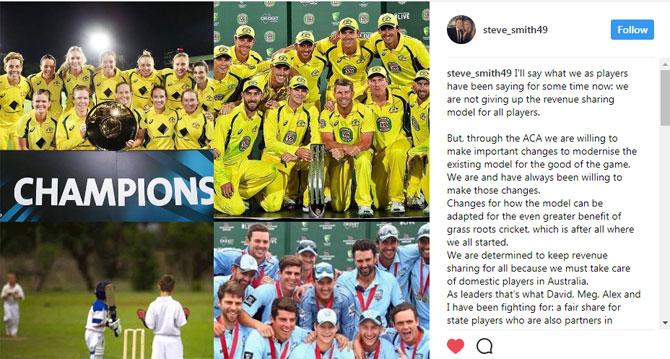 Steve Smith's post on Instagram