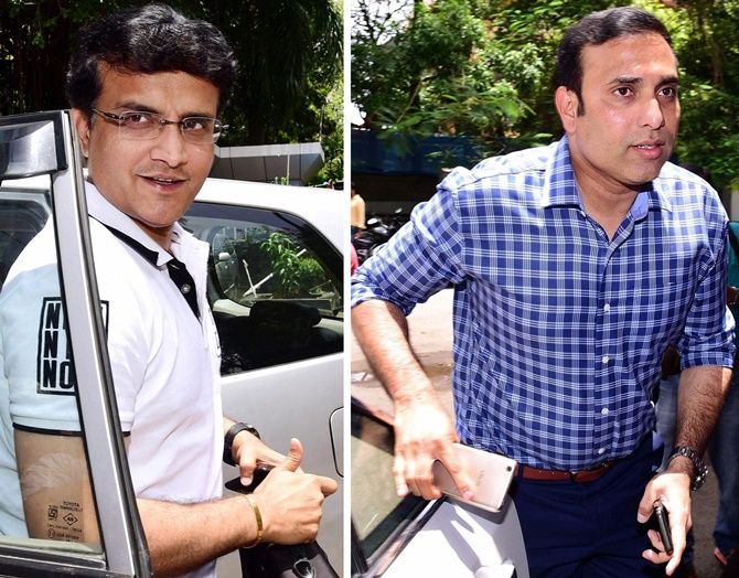 While VVS Laxman (right) is a mentor for Sunrisers Hyderabad, Sourav Ganguly holds the same position with the Delhi Daredevils franchise besides being the President of the Cricket Association of Bengal