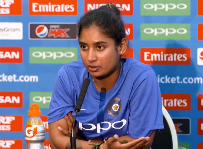 Mithali Raj expects her teammates to pull themselves up after the two defeats