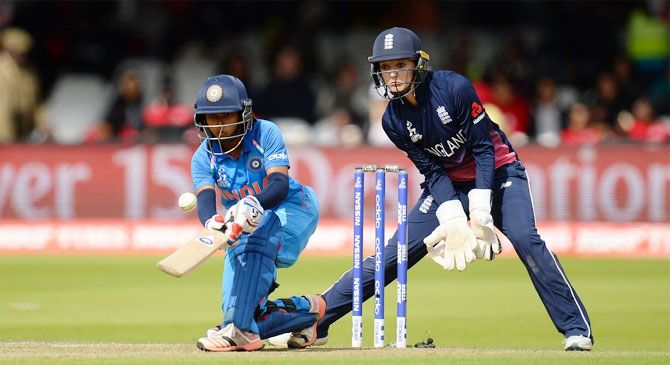 Punam Raut tries to get cheeky en route her innings of 86